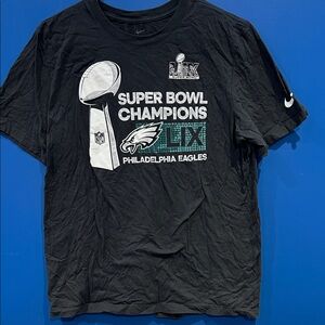 Nike Black Philadelphia Eagles Super Bowl Champions T-Shirt